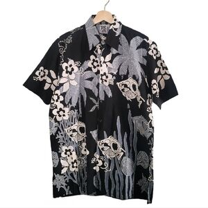 CABALI Tropica Print Button-up Shirt Men's Medium